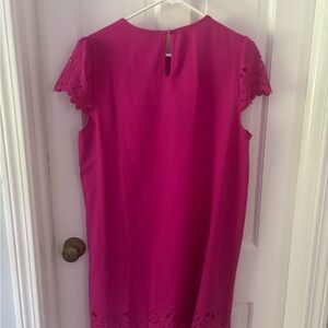 SHEIN Fuchsia Pleated Dress